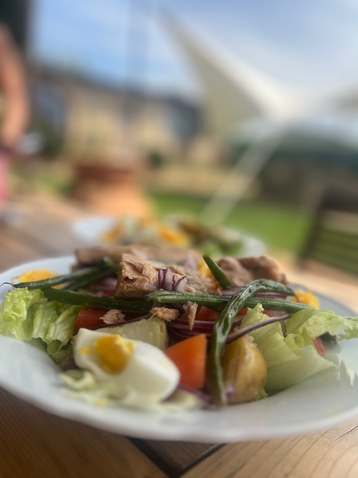 Nicoise-style salad